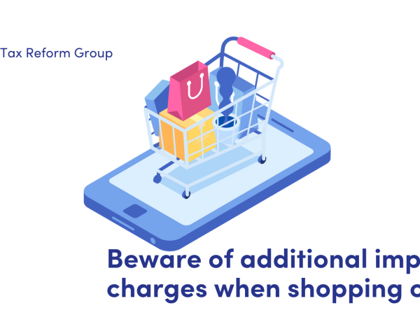 Illustration of a shopping trolley on top of a mobile phone