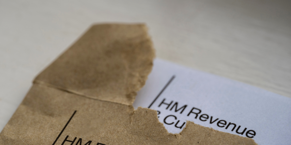 HMRC letter in stamped envelope